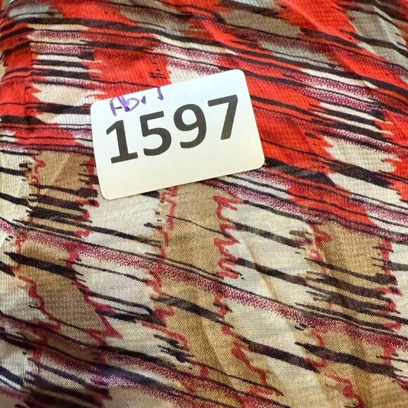 Chic Red and Gold Women's Top - Picture 8 of 8